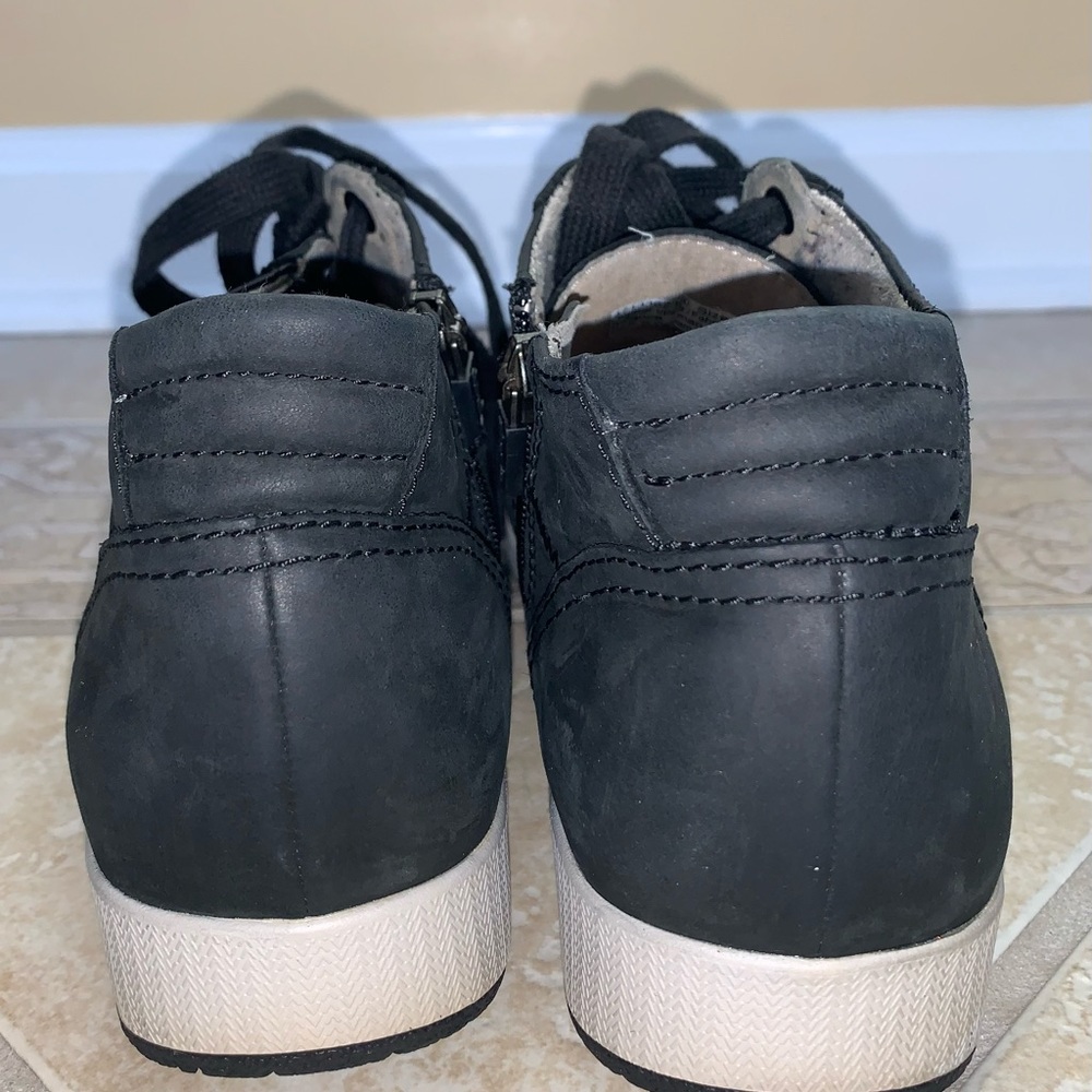 DANSKO black onyx milled Nubuck suede ankle boots sneakers womens size 40 9.5 9 - Picture 10 of 16